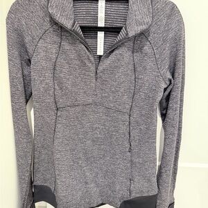 lululemon athletica Charcoal Cowl Neck Sweater